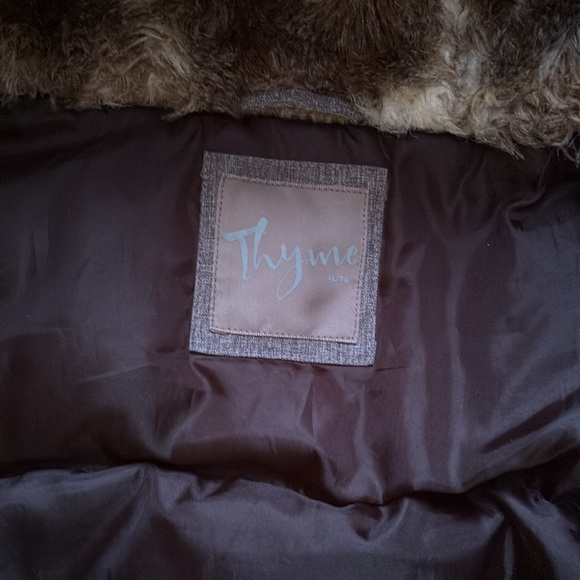 Thyme Maternity Gray Ski & Snow Jacket - Picture 2 of 2